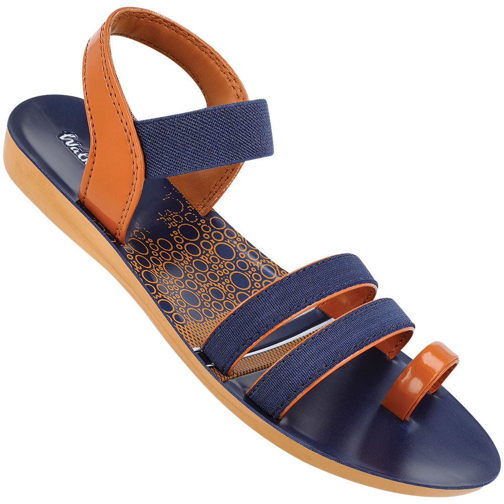 Girl's Daily Wear Sandals  - WL7752 Blue Tan