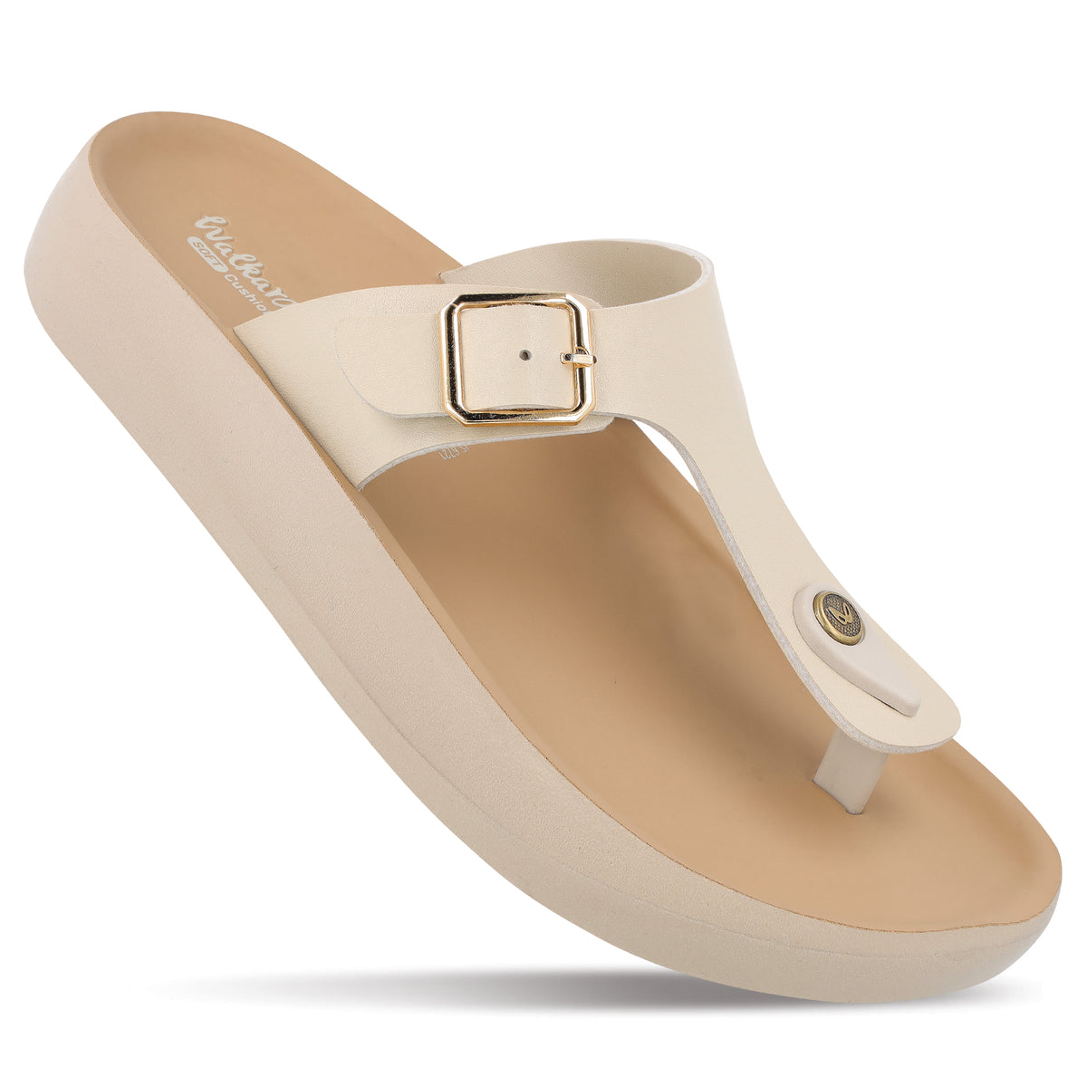Women's Daily Wear Sandals - WLP71230 Vanilla