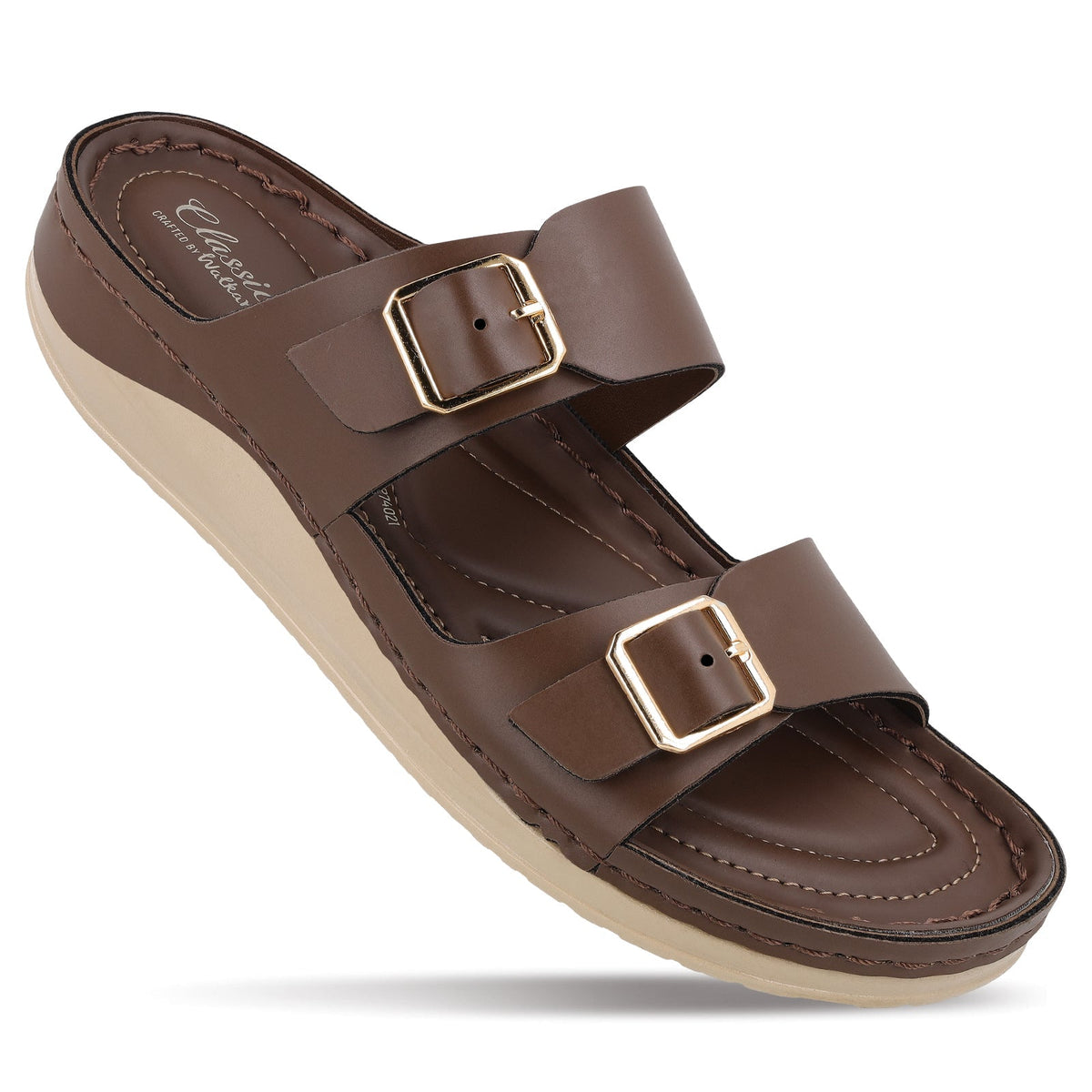 Women's Daily Wear Comfort Sandals  - WLP74021  Espresso