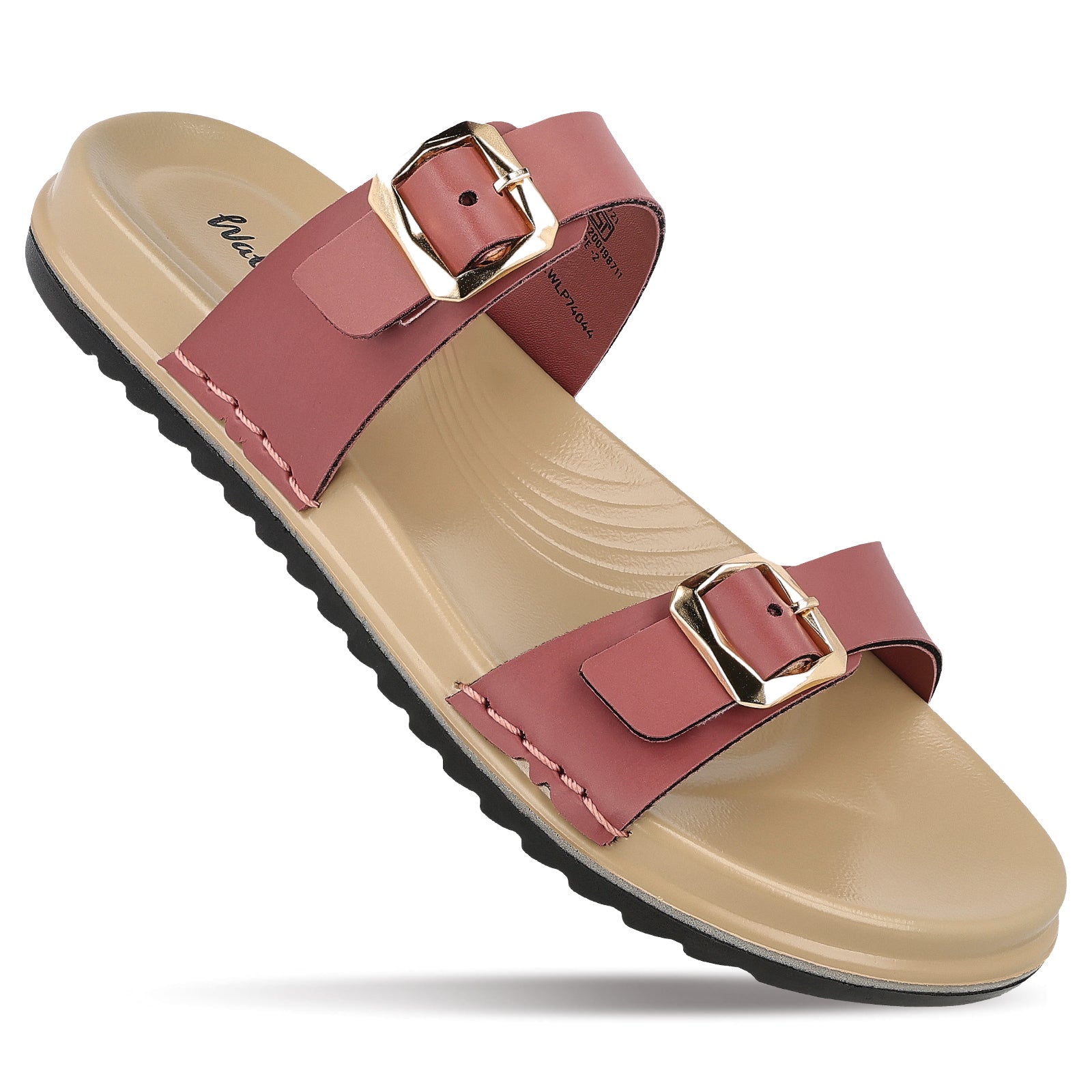 Women's Daily Wear Comfort Sandals - WLP74044 Dusty Rose