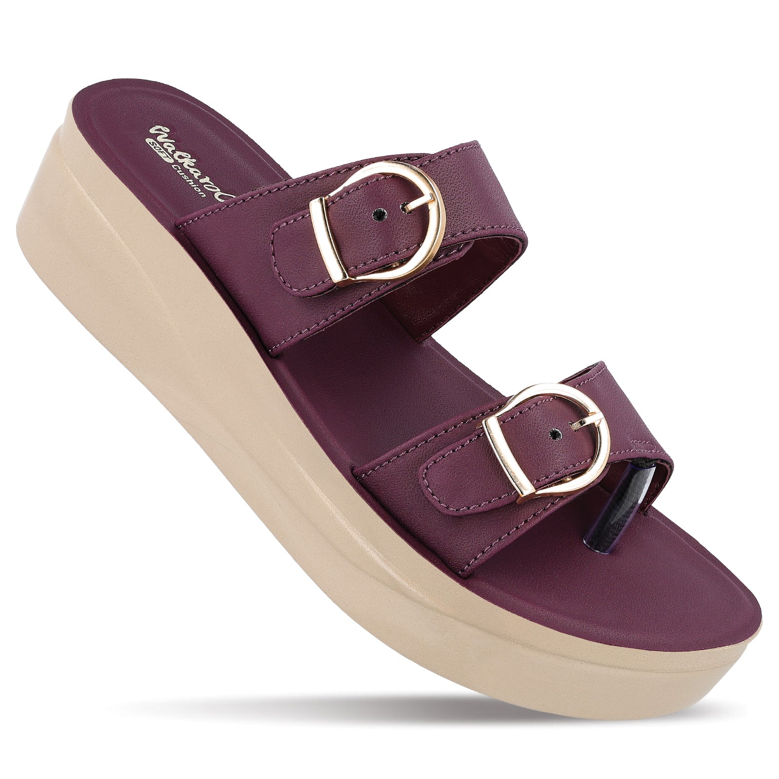 Women's Daily Wear Sandals - WLP74050 Plum