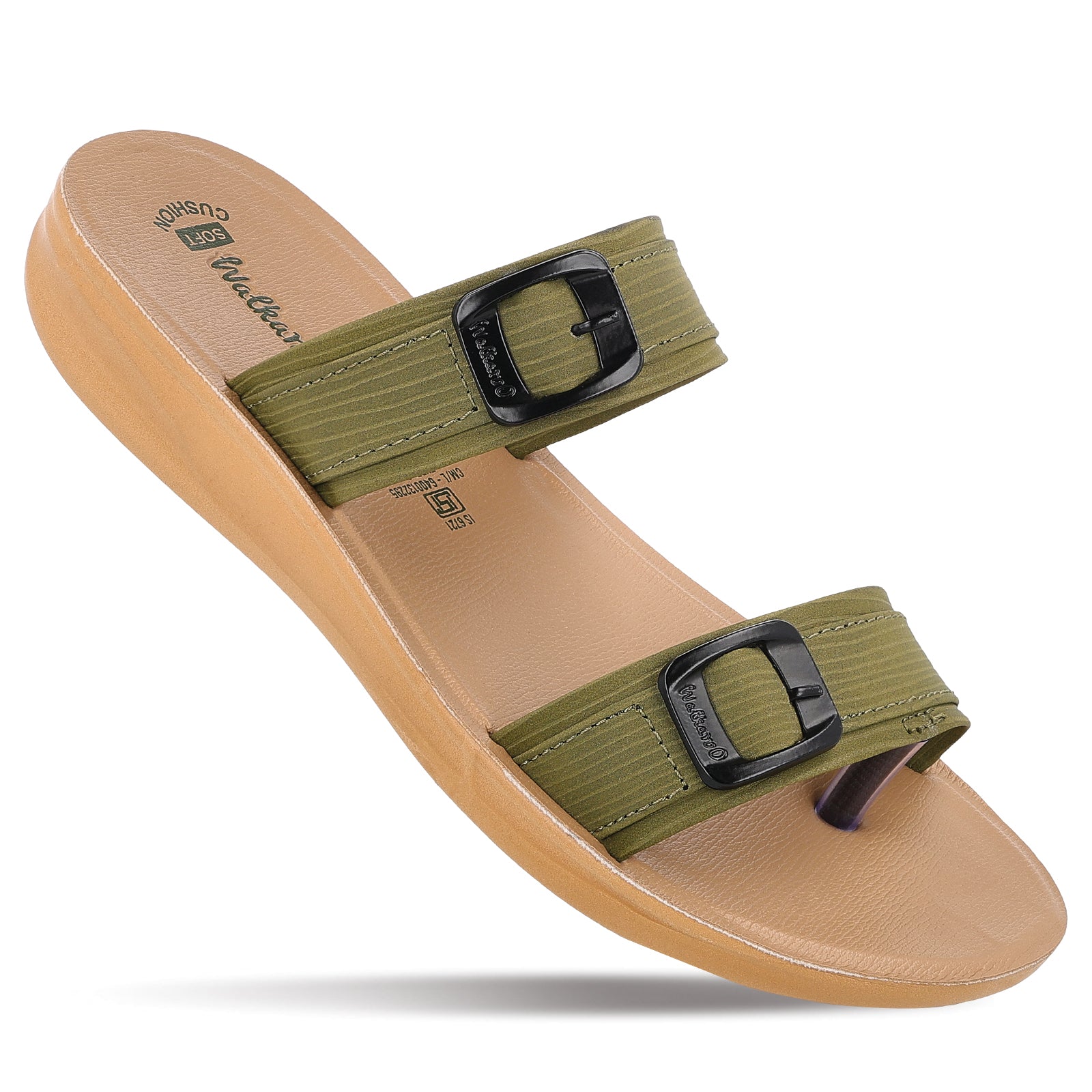 Women's Daily Wear Sandals  - WLR74003 Olive Beige