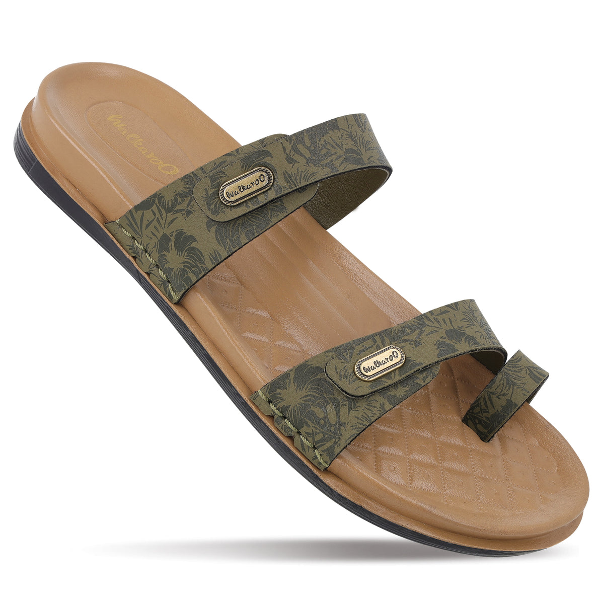 Women's Daily Wear Comfort Sandals - WLR74064 Olive