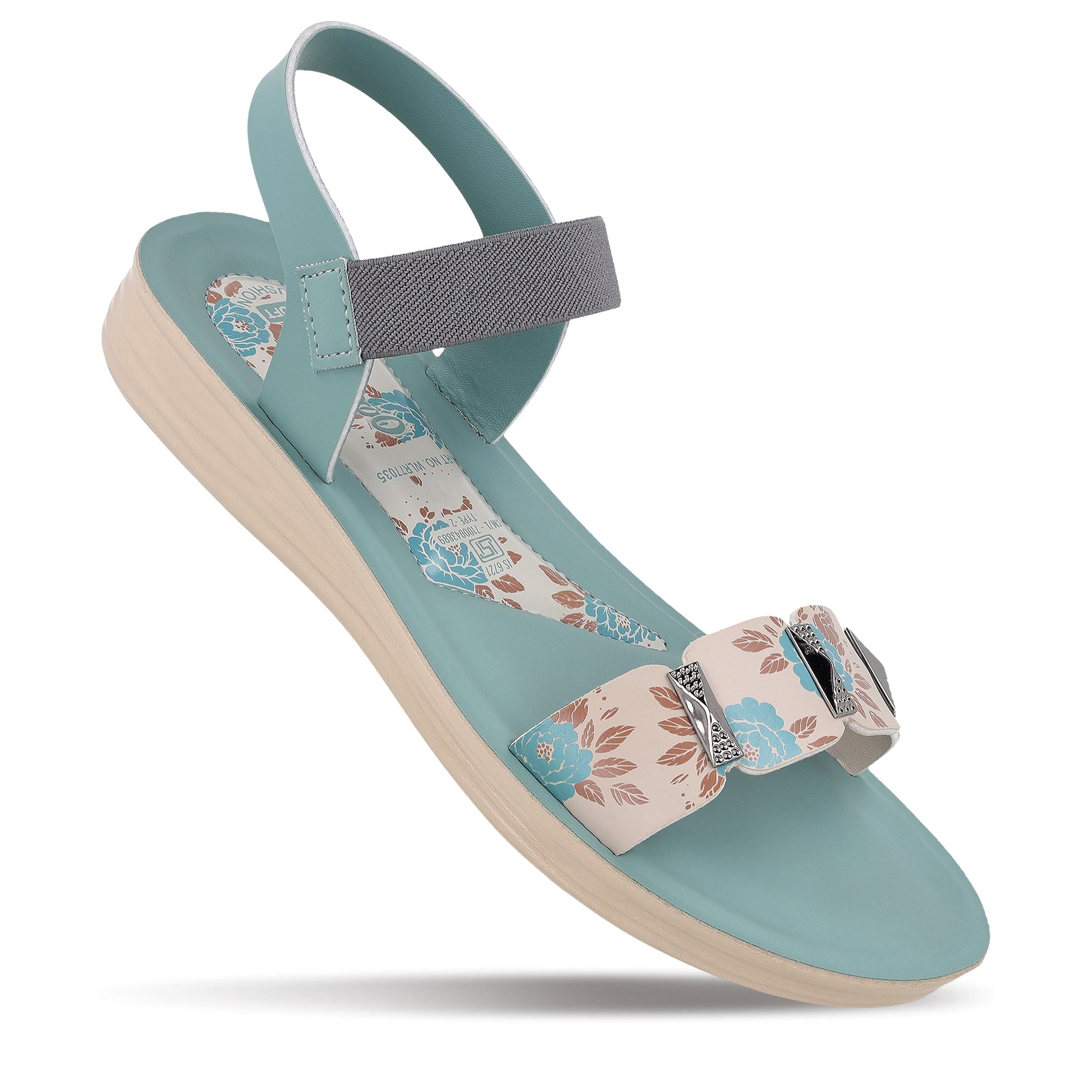 Women's Daily Wear Sandals - WLR77035 Turquoise Blue
