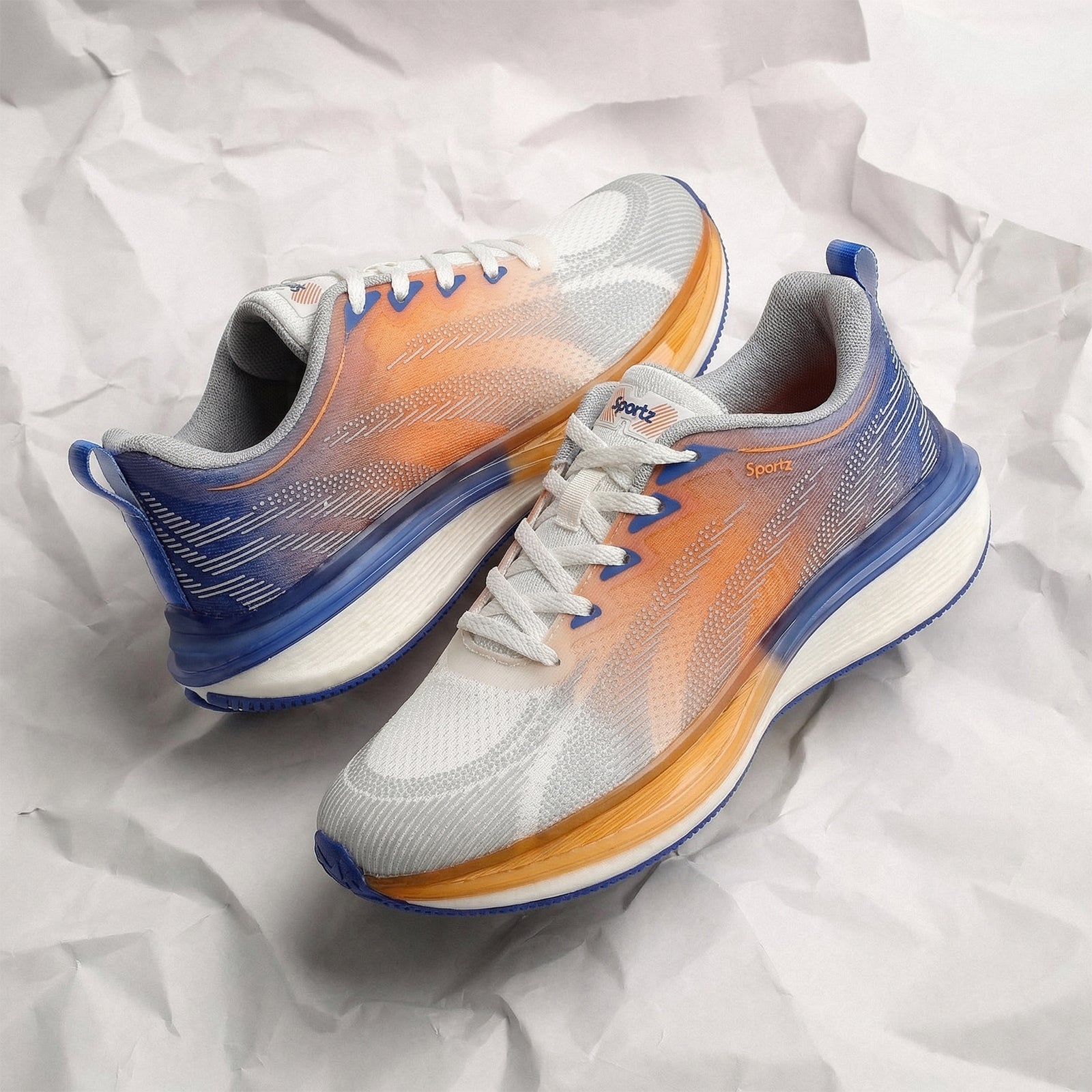 HYFLEX Men's Lace-up Sports Shoes - WS9150 Blue Orange