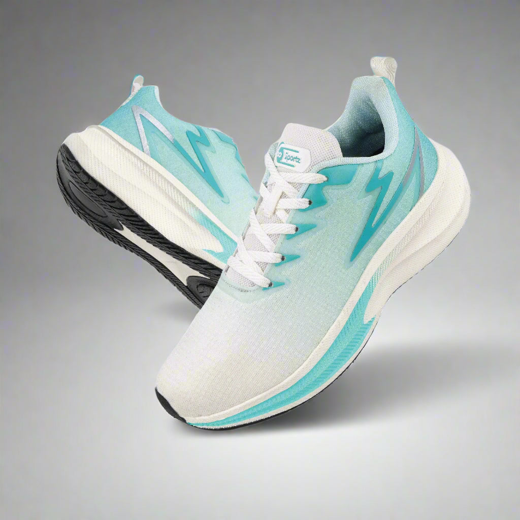 Men's Lace-up Sports Shoes - WS9162 White Teal
