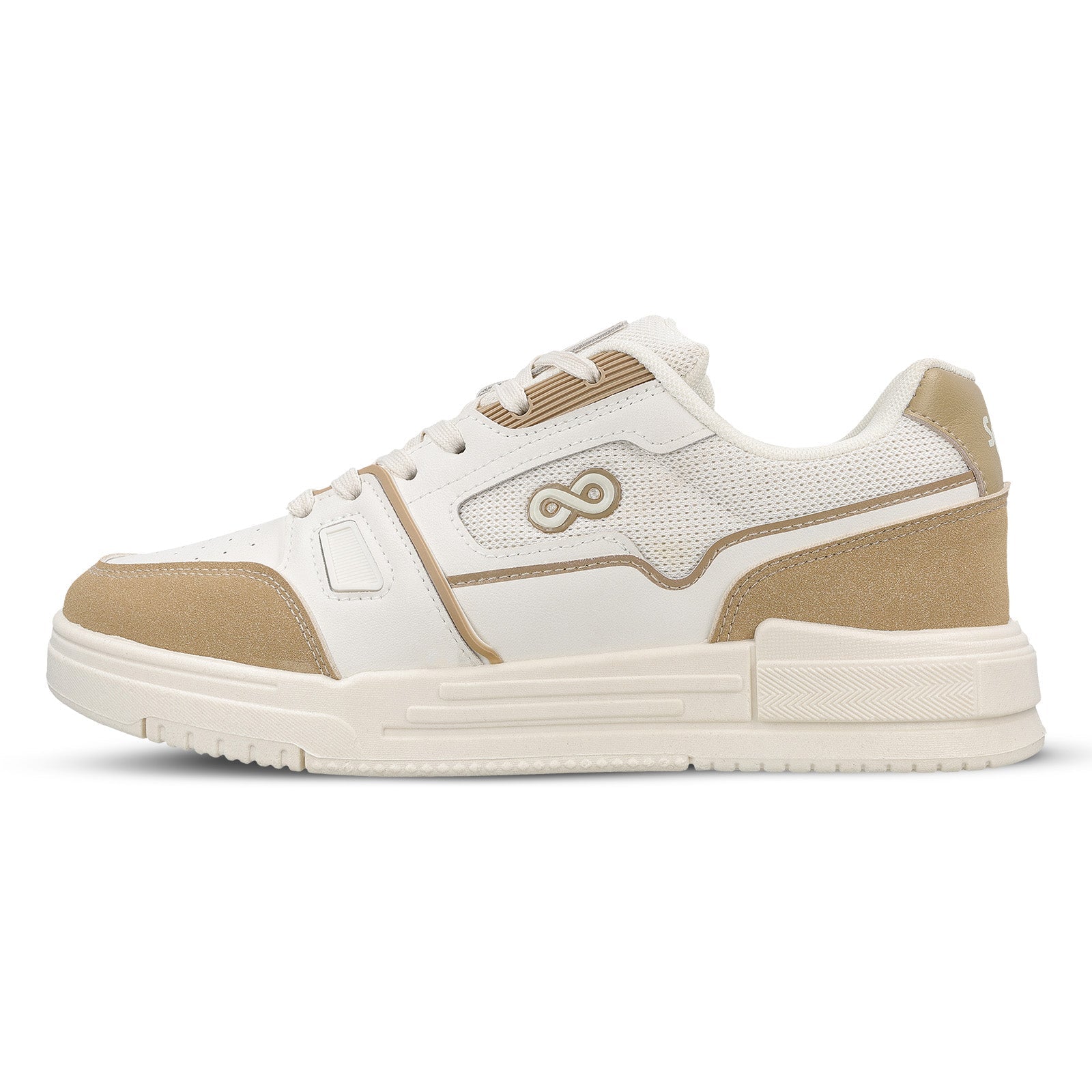 Buy Men's Sports Sneakers WY3489 White Beige Online at Best Price