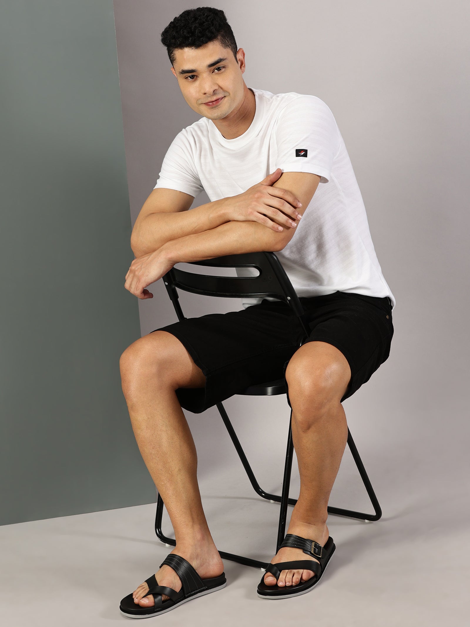 Men's Daily Wear Comfort Sandals - WE1353 Black