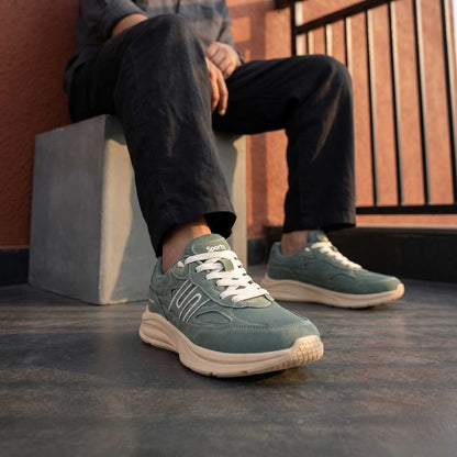 Men's Sports Shoe -ONG97010 Dark Green