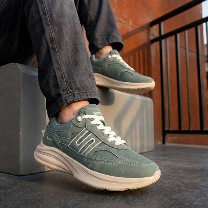 Men's Sports Shoe -ONG97010 Dark Green