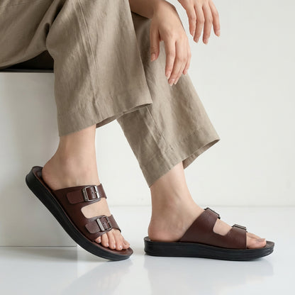 Women's Daily Wear Sandals  - WL7554 Brown