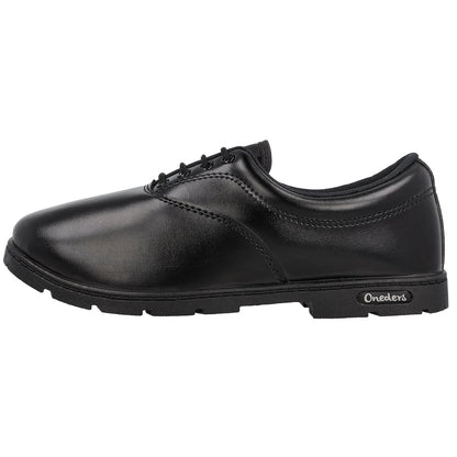 Walkaroo Kids School Shoes - WV522 Black - Walkaroo Footwear