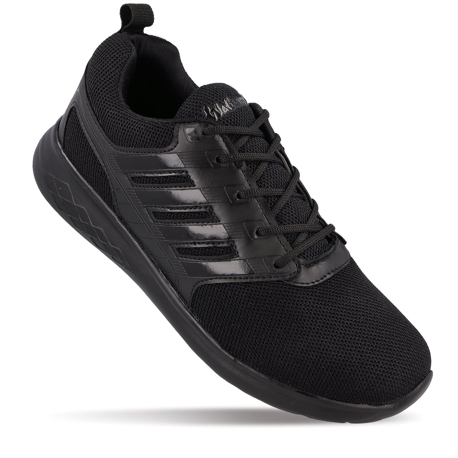 Walkaroo Men Lace-up Training Shoes - WS3008 Black Black – Walkaroo ...